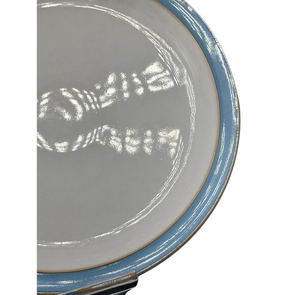 Denby Colonial Blue Lunch Plate 8" England Earthenware VTG Sherwood Collection - Picture 8 of 10